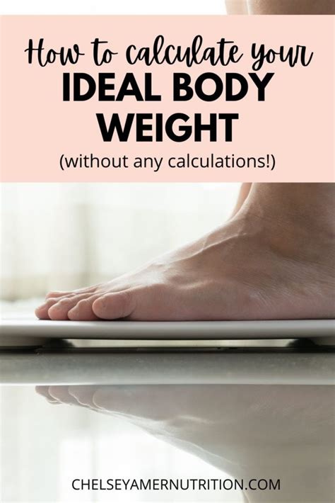 How To Calculate Your Ideal Body Weight Chelsey Amer Nutrition