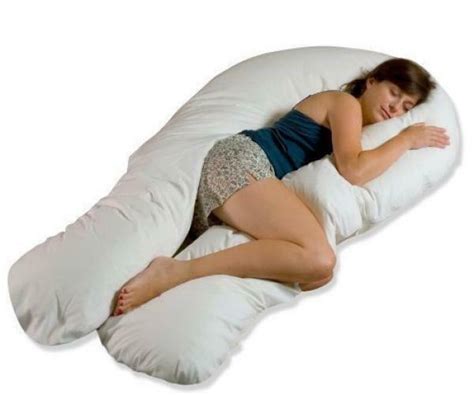 Moonlight Slumber Comfort U Total Body Support Pillow Full Size Bed