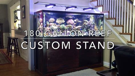 Custom Stand For 180 Gallon Reef Tank Youtube