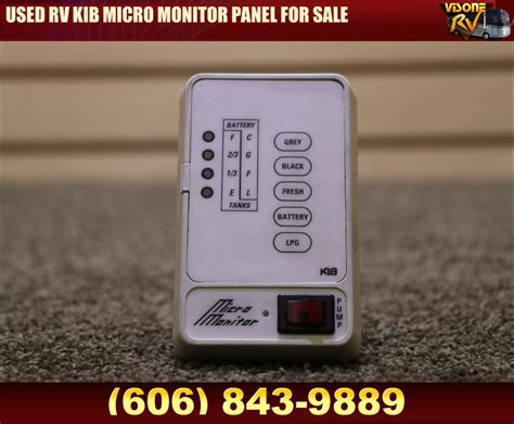 Rv Components Used Rv Kib Micro Monitor Panel For Sale Rv Tank Indicators Kib Sed Kib Parts