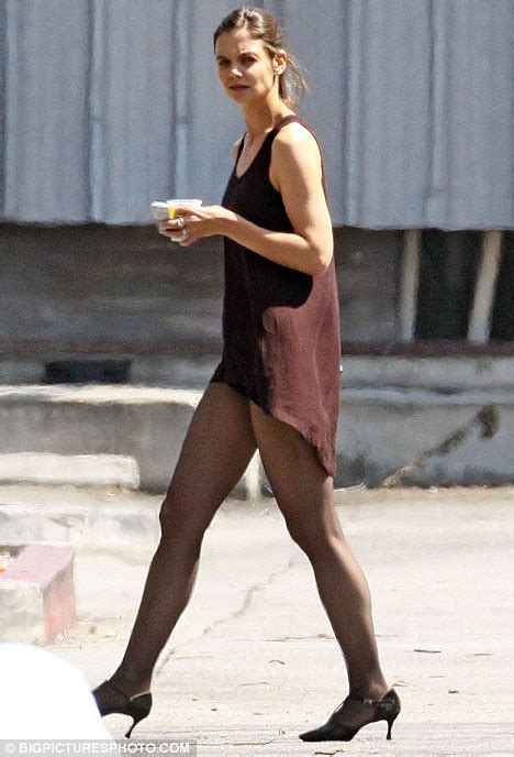 Katie Holmes Limbers Up Her Incredibly Long Legs For Guest Appearance