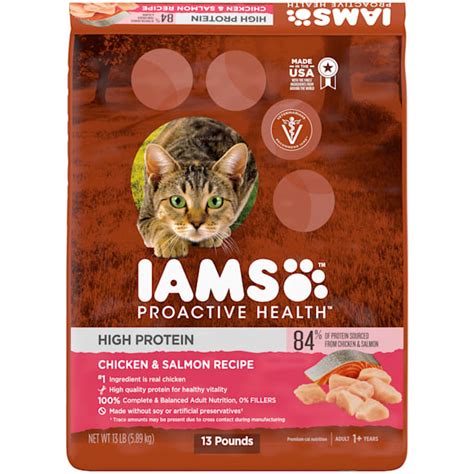 Iams Proactive Health High Protein Chicken And Salmon Recipe Adult Dry