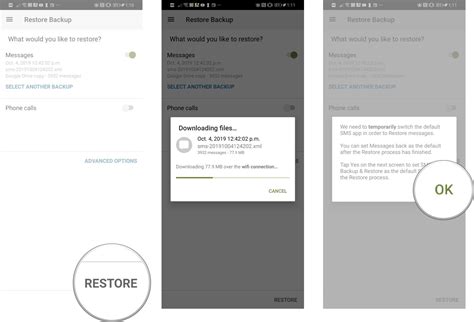 How To Back Up And Restore Text Messages On Android Android Central