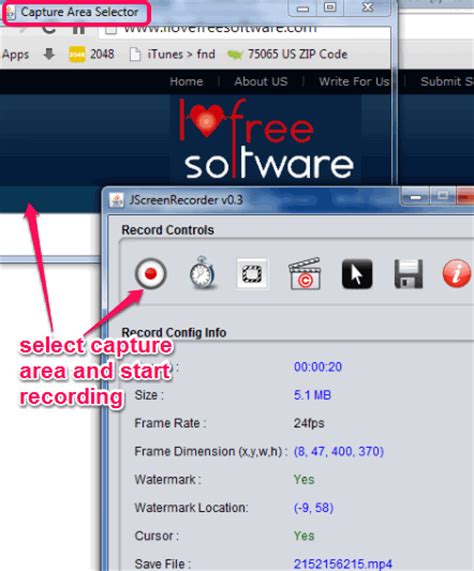 Free Desktop Screen Recorder Add Watermark To Recording