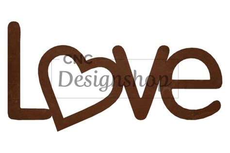 Love Heart Dxf File For Cnc