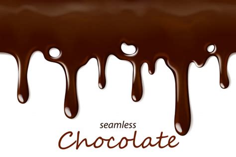 Brown delicious bars for packaging mock up, pack. Gotejamento de chocolate sem costura repetível | Vetor Premium