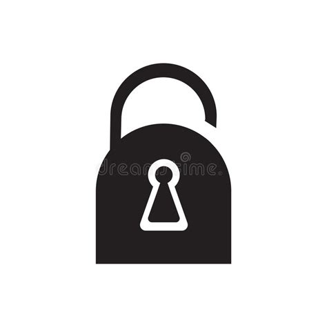 Locked Icon Vector Sign And Symbol Isolated On White Background Locked