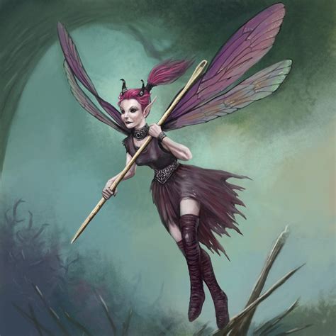 Bedeviled Pixie The Pixie Was Painted As A Creature For The Algadon