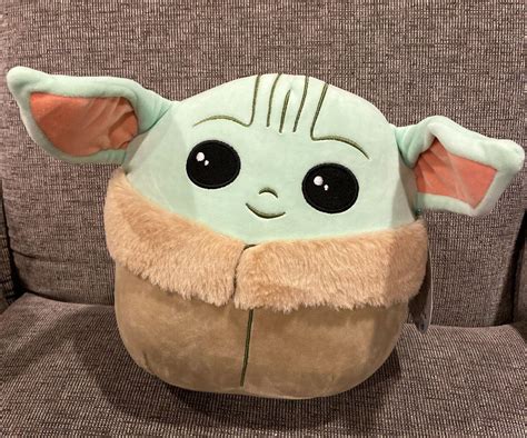 10 Kellytoy Squishmallow Baby Yoda The Child Mandalorian Plush Nwt