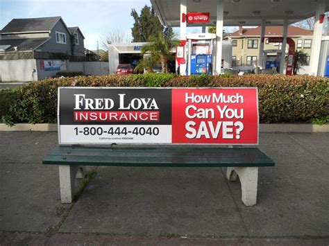 Fred loya insurance agency employs approximately 16 people at this branch location. Insurance Company Fred Loya Advertises on Benches in ...