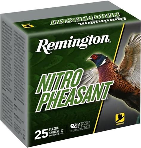Remington Upland Loads Nitro Pheasant Loads Shotgun Ammo Ga