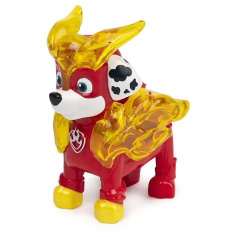 Paw Patrol Marshall Mighty Pups Charged Up Figure