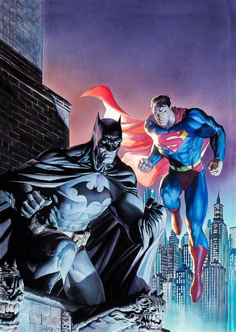 The Worlds Finest By Alex Ross Batman E Superman Jim Lee Batman