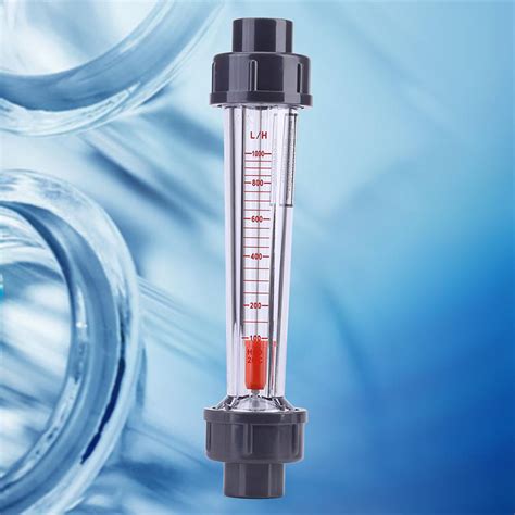 Fluids measured include liquids, gas, and vapor. Water Flow Meter LZS-15 Plastic Tube Type Flowmeter 100 ...