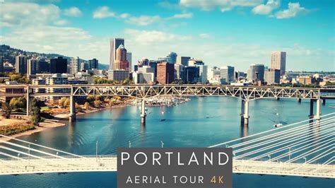 Downtown Portland Oregon 4k Aerial Tour Skyline Tour Youtube