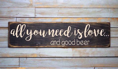 Wooden Sign | Wedding Sign | Anniversary Sign | House Warming Sign | Beer Sign | Love Sign | Ru 
