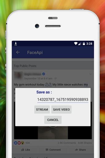 Facebook, however, has not rolled out this feature for the users. Download video from Facebook for Android - Free Download