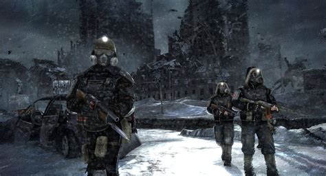 Download Metro 2033 Rangers At Outpost Wallpaper