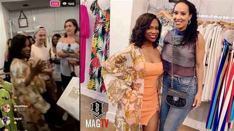 Kandi Burruss Is Overwhelmed At Tags Boutique Meet And Greet Youtube