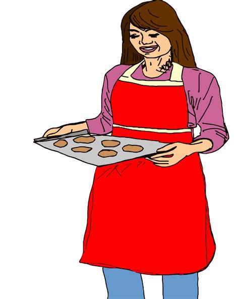 Woman Baking Cookies Free Stock Photo Public Domain Pictures
