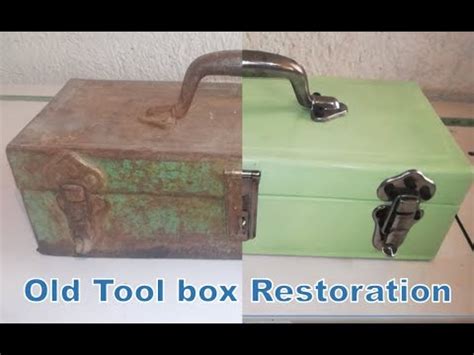 Rusty Old Tool Box Restoration 1950 YouTube