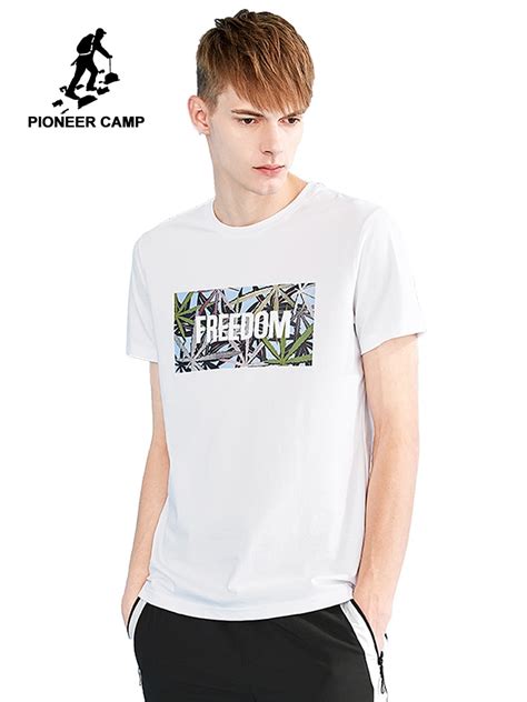 Pioneer Camp New Arrival Summer Short Sleeve T Shirts Mens Brand