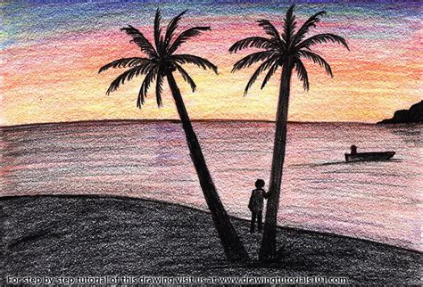 How To Draw A Sunset With Colored Pencils This Video Is All About The