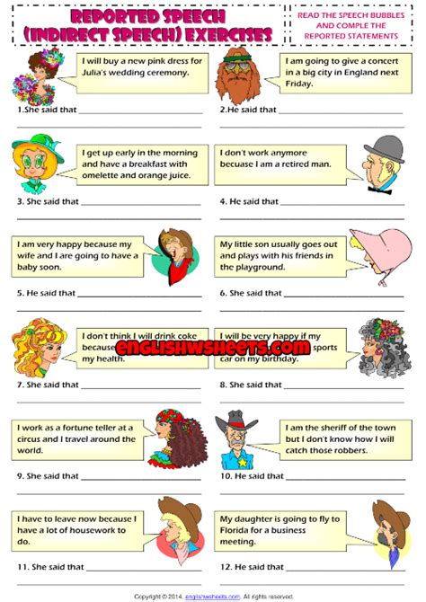 Wh Questions Reported Speech English Esl Worksheets For Distance
