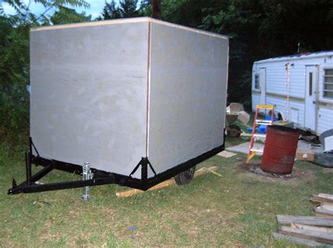 Build Your Own Enclosed Trailer Using A Pop Up Camper Frame