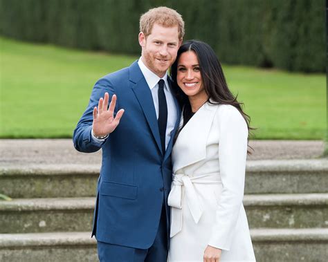 Invitations for prince harry and meghan markle's wedding in may, after they have been printed at the workshop of barnard and westwood in london markle and harry have chosen philippa craddock to design the flowers for both the church service at st. Meghan Markle's Engagement Ring From Prince Harry: Get the ...