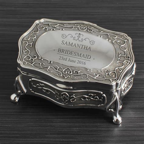 Personalised shop by recipient personalised gifts for dad. Personalised Wedding Antique Trinket Box