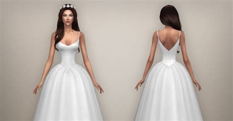My Sims 4 Blog Lily Wedding Dress By Beo