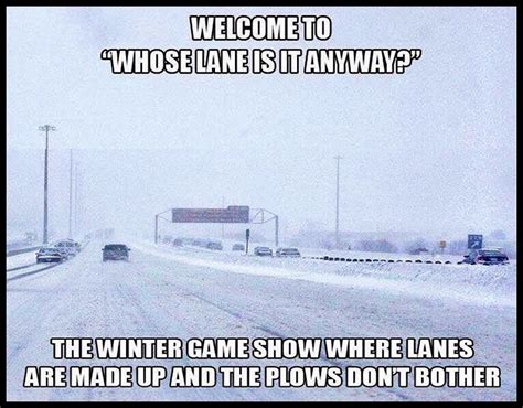 Just A Car Guy A Bit Of Snowy Road Humor
