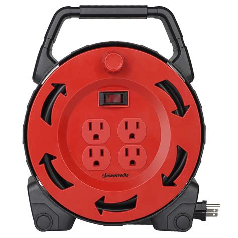 Buy Dewenwils Extension Cord Reel With 30 Ft Power Cord Hand Wind