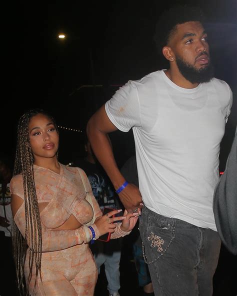 Jordyn Woods With Her NBA Boyfriend Karl Anthony Towns Seen At The
