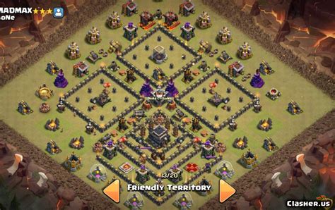 Town Hall 9 The Best Th9 Island Base Good Defense With Link 8