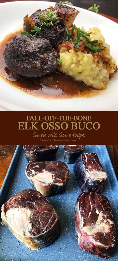 Osso buco, italian for bone with a hole, is one of the richest and most elegant braised dishes in the world, built on veal shanks, aromatic vegetables and wine. Elk Osso Buco | Recipe | Bison recipes, Osso buco recipe ...