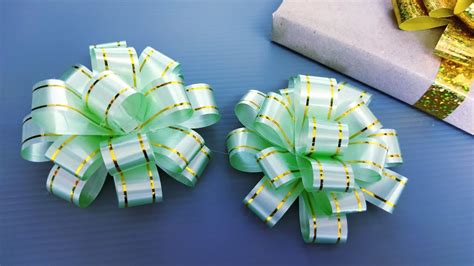 Diy Easy T Wrap Bow T Ribbon Bow Tutorial Cara Membuat Bunga