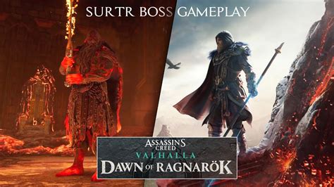 Ac Valhalla Dawn Of Ragnarok Gameplay Surtr Boss Fight Opening Youtube