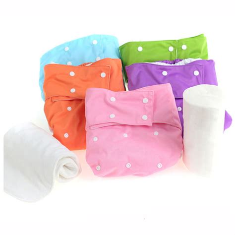 5 sets lot pul waterproof washable reusable cloth diaper cover incontinence pants for adults