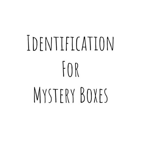 Mystery Box Etsy