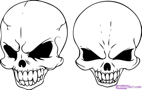 Small tattoos are appealing for many reasons, and it's little wonder they are gaining in popularity. Free Simple Skull Drawing, Download Free Simple Skull ...