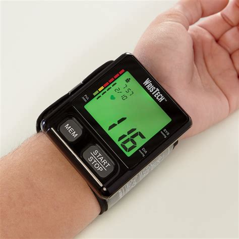 Color Coded Slim Wrist Blood Pressure Monitor Bwell Now
