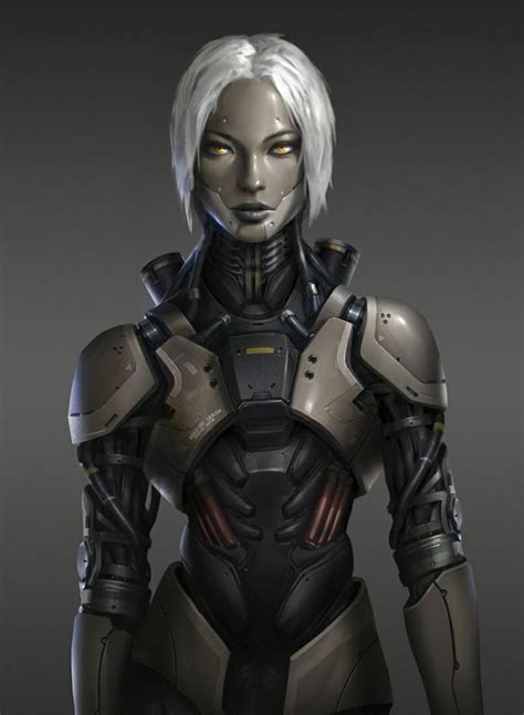 Imgur Cyborgs Art Female Robot Cyberpunk Character