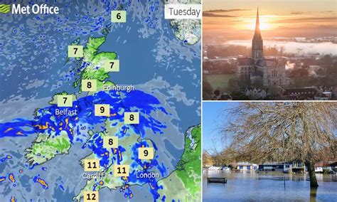Uk Weather Britain Braces For More Downpours Tomorrow After Sunshine