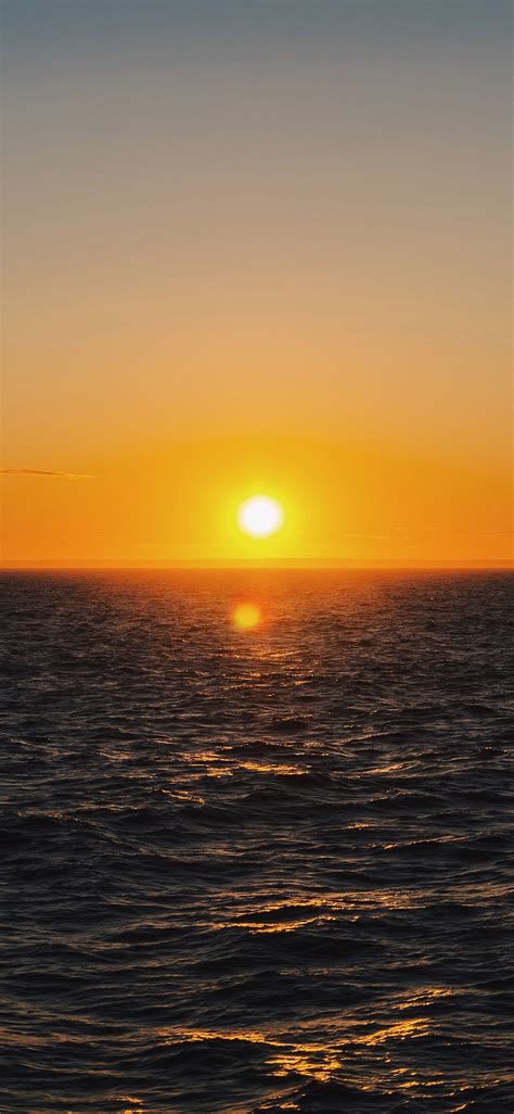 Apple Iphone Wallpaper Nt45 Sunrise Sea Nature