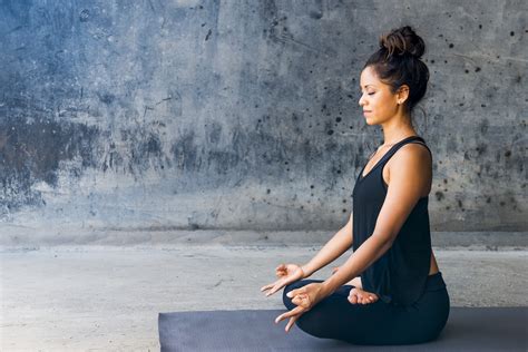 Meditation Yoga Pose Lotus Position Brunette Girl Yoga Hd Wallpaper