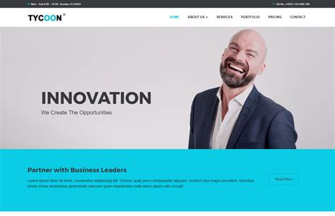 corporate bootstrap html website template