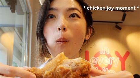 My First Time Trying Jollibee 🐝 Youtube