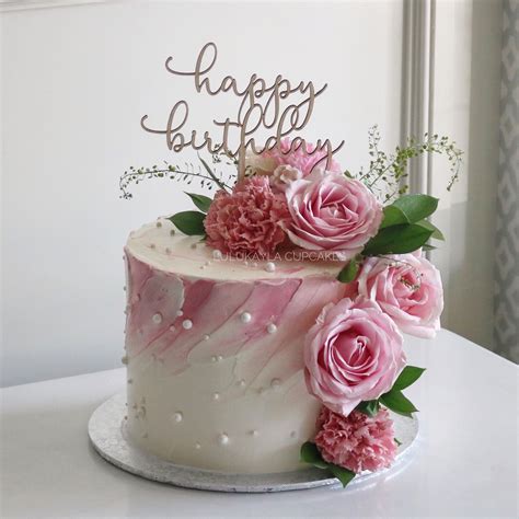 Birthday Cake With Flowers 80 Birthday Cake Mom Cake